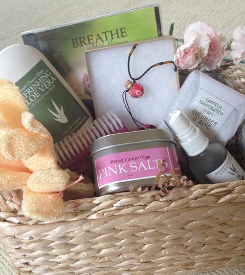 Organic Holiday Bath Breast Cancer Gift Basket From Breast Cancer Yoga